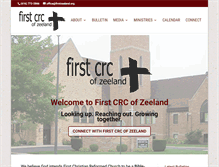 Tablet Screenshot of firstzeeland.org